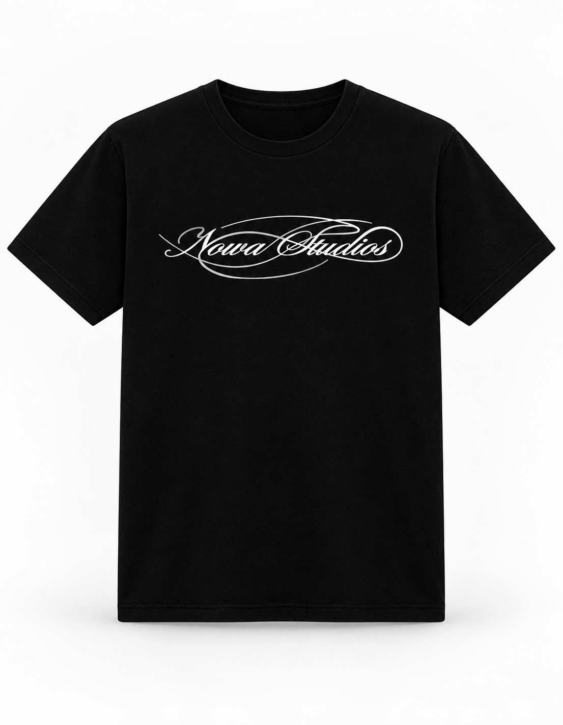 "NOWA STUDIOS" T-SHIRT BLACK