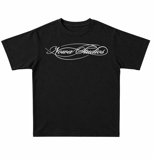 "NOWA STUDIOS" T-SHIRT BLACK
