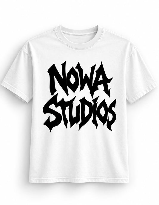 "NOWA STUDIOS" T-SHIRT WHITE